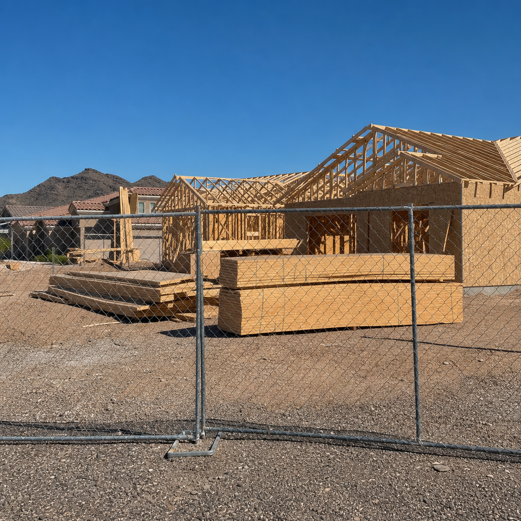 Construction Site Fencing in Queen Creek, AZ